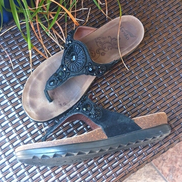 DANSKO Pamela Women's Black Jewel Sandals Size 9.5 -10 - Picture 3 of 5